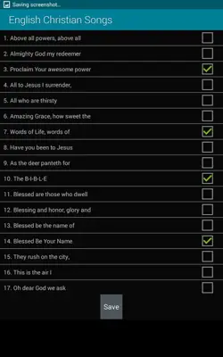 English Christian Songs android App screenshot 2